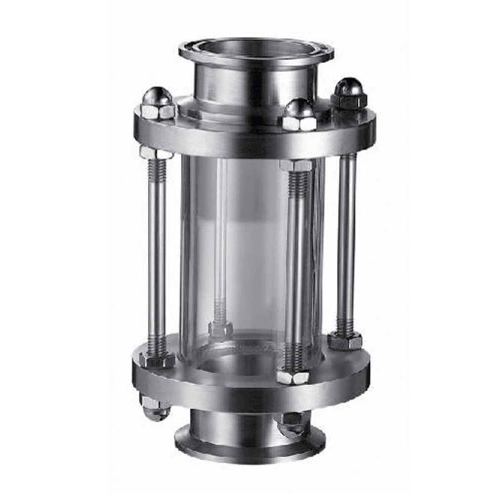 Visor de Linha Tubular Inox 304 Cristal Temperado