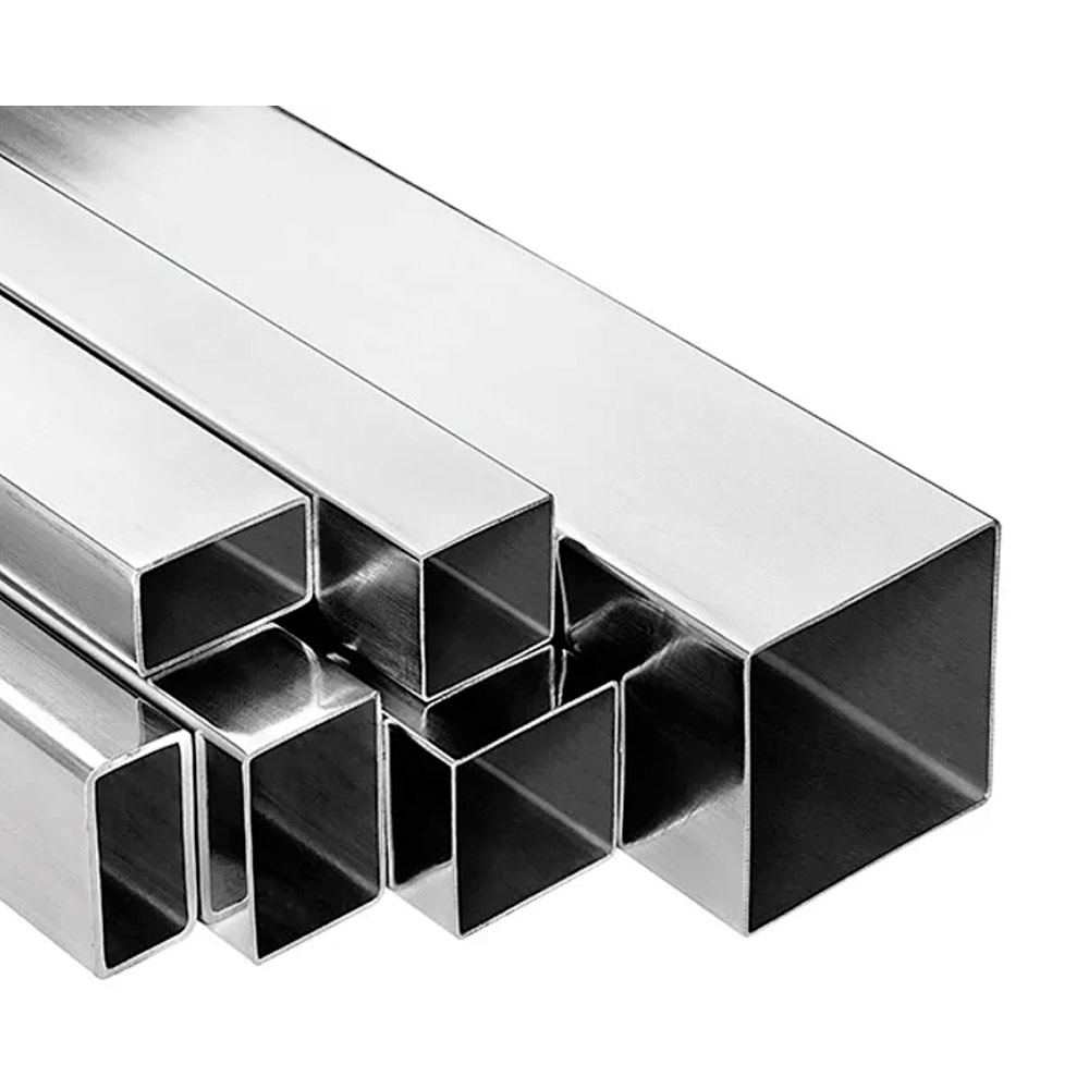 Tubo Retangular Aço Inox